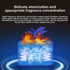 Creative Flame Simulation Humidifier with Aroma Diffuserr